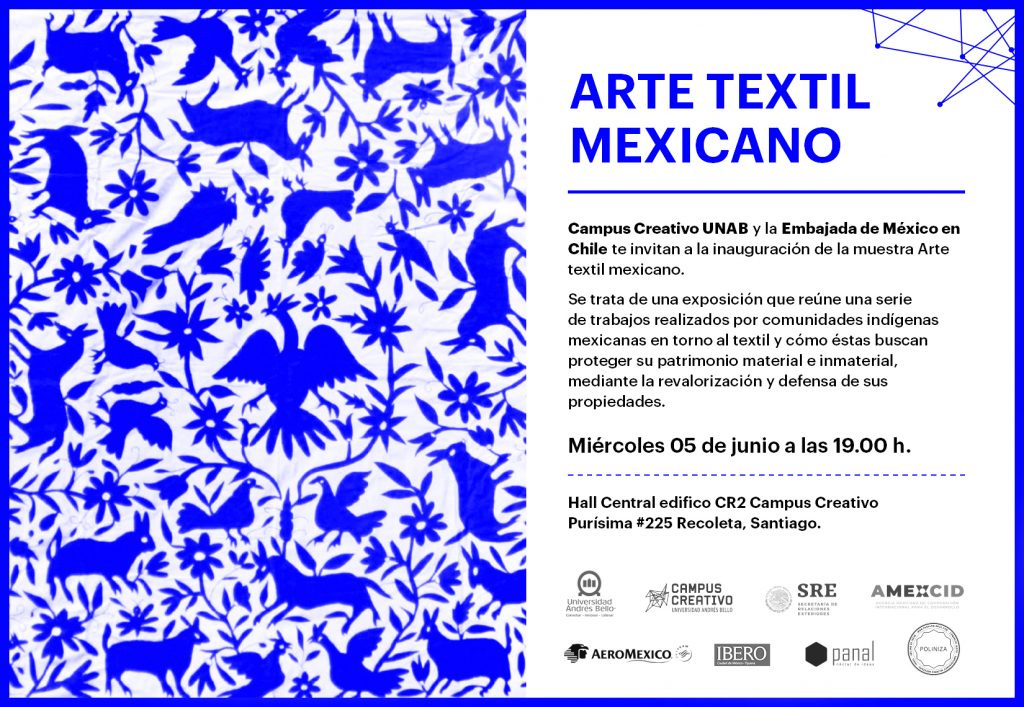 Expo “Arte Textil Mexicano” Panal Poliniza